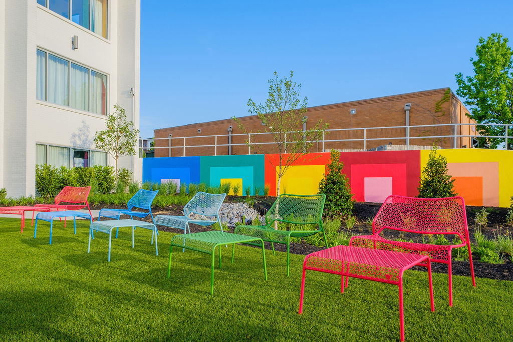 The Gallatin's colorful exterior
